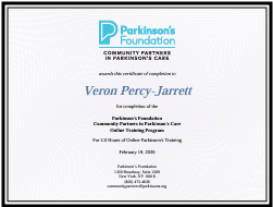 About-Veron-Parkinsons-Certificate